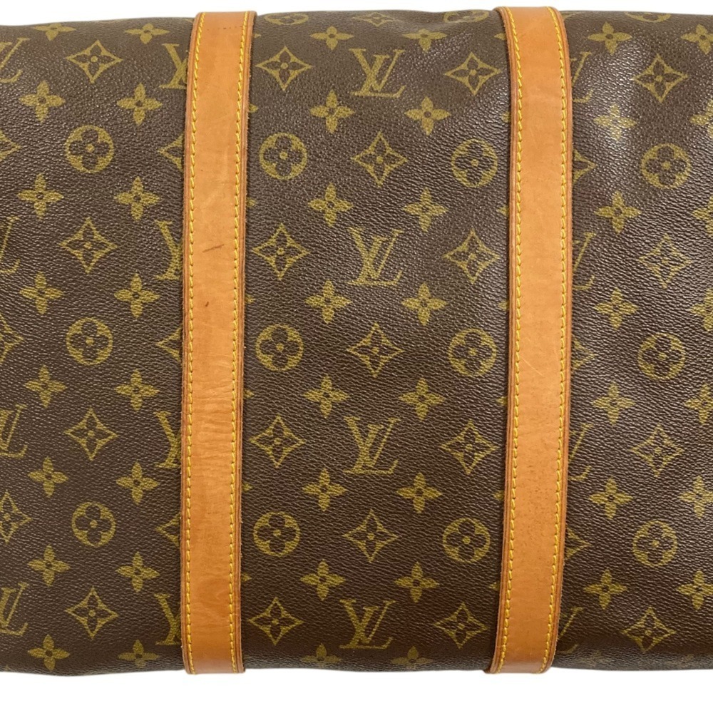LOUIS VUITTON Authentic Brown Monogram Keepall 55 Boston Bag - Picture 16 of 16